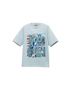 Футболка мужская светло-голубая Hermes, светло-голубой Hermès