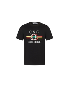 Футболка серии Rhythm Party для мужчин C'N'C, черный C'n'c' costume national