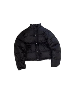 Пуховик мужской черный, черный Chrome hearts