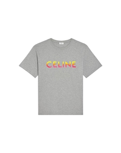 Футболка мужская меланжевая серая, серый Celine