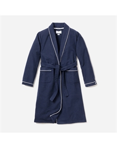 Мужской фланелевый халат, синий Petite plume