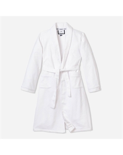 Мужской фланелевый халат, белый Petite plume