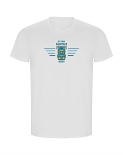 Футболка с коротким рукавом Backpack Ready ECO, белый Kruskis