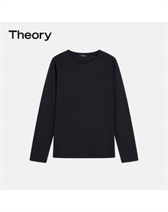 Футболка мужская с длинными рукавами и круглым вырезом, белый Theory