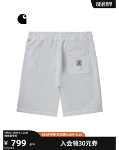 Шорты спортивные с логотипом, серый Carhartt wip