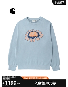 Свитер мужской с пиксельным узором, бежевый Carhartt wip