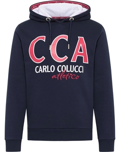 Толстовка Hoodie ohne Reißverschluss D'Amante, темно-синий Carlo colucci