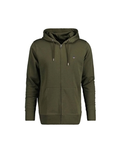 Толстовка на молнии Shield, зеленый Gant
