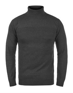 Пуловер Rollkragen, серый Indicode