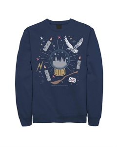 Мужская толстовка с рождественским принтом «Гарри Поттер» и «Снежный шар» в Хогвартсе Licensed character