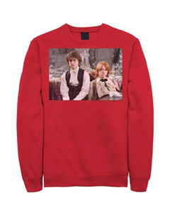 Мужской свитшот «Кубок огня Гарри и Рон» Photo Real, красный Licensed character