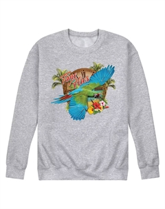 Мужской свитшот с рисунком попугая Time Flies Licensed character