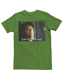Мужская футболка Jurassic Park Life Finds A Way Goldblum Jeff Stare Licensed character