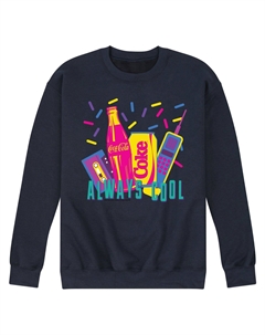 Мужской свитшот с рисунком CocaCola Always Cool Licensed character