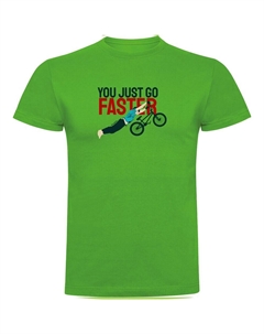 Футболка Go Faster, зеленый Kruskis