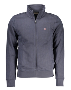 Синий хлопковый мужской свитер Napapijri