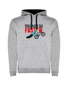 Худи Go Faster Two-Colour, серый Kruskis