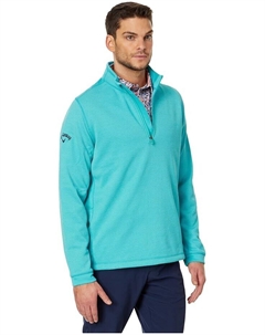 Пуловер Midweight 1/4 Zip Hex Pullover, цвет Light Scuba Heather Callaway