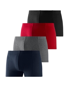 Трусы Boxer shorts, цвет navy/grey/red/black Bench