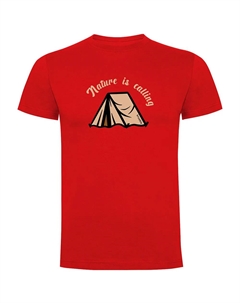 Футболка Nature Is Calling, красный Kruskis