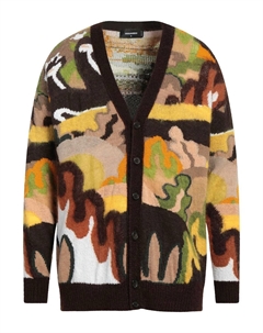 Кардиган, темно-коричневый Dsquared2