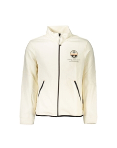 Белый хлопковый мужской свитер Napapijri