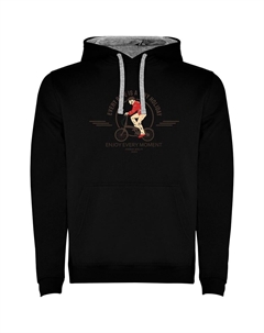 Худи Tiny Holiday Two-Colour, черный Kruskis