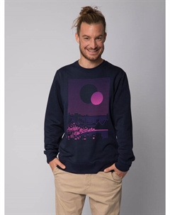 Толстовка Sun and Moon Skyline, темно-синий Watapparel