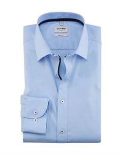 Деловая рубашка "Level Five Body Fit", синий Olymp