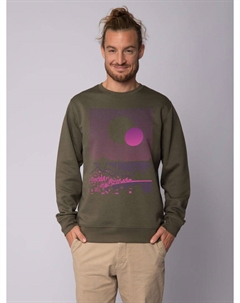 Толстовка Sun and Moon Skyline, хаки Watapparel