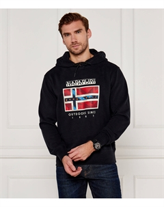 Толстовка Dorees Relaxed fit, черный Napapijri