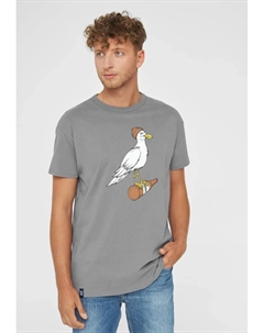 Грубая футболка "Штормовая чайка", производство Португалия, цвет Lava Smoke Derbe