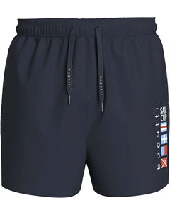 Плавки, с тиснением бренда на шнурах, цвет Imperial Navy Bugatti