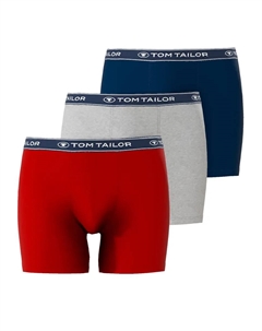 Боксерские шорты "Buffer" (3 шт. в упаковке) идеально подходят на каждый день, красный Tom tailor