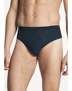 Трусы миди "Хлопок 1:1", мужские трусы из тонкой рубчатой ​​ткани, цвет Admiral Calida