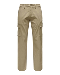Брюки-карго "ONSEDGE-ED CARGO LOOSE PANT", цвет Chinchilla Only & sons