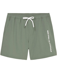 Пляжные шорты с боковыми карманами и надписью-логотипом, зеленый Marc o'polo
