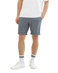 Джинсовые шорты с эластичным поясом Denim, темно-синий Tom tailor