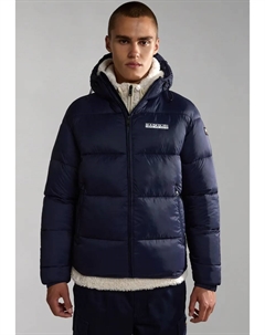 Стеганая куртка "A-SUOMI H", с капюшоном, цвет морской волны Napapijri