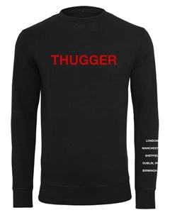 Свитер с круглым вырезом " Men's Thugger Childrose Crewneck", черный Merchcode