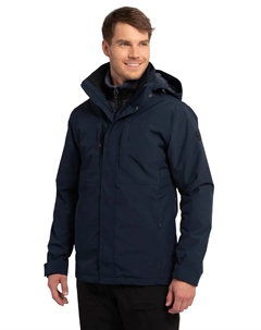 Функциональная куртка " ALSTON", с капюшоном, с надписью логотипа на шнурке капюшона, синий Icepeak