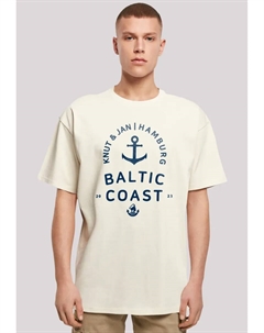 Футболка "Baltic Sea Logo Knut & Jan Hamburg", принт, цвет Sand F4nt4stic