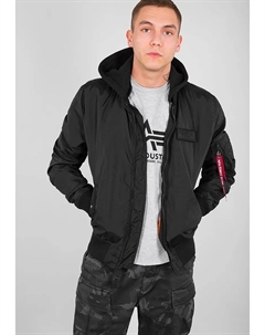 Куртка-бомбер " Мужчины - Куртки-бомберы MA-1 TT Hood", черный Alpha industries