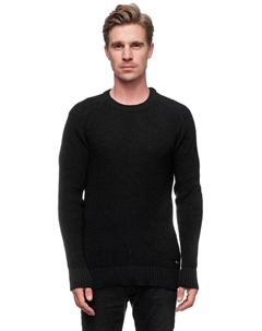 Вязаный свитер спортивного дизайна, черный Rusty neal