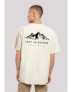 Футболка "Затерянные в природе", принт, цвет Sand F4nt4stic