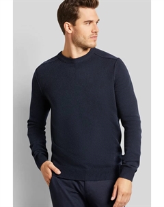 Свитер с круглым вырезом, с круглым вырезом, цвет морской волны Bugatti