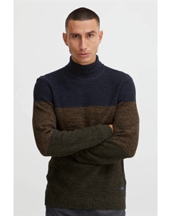 Свитер с высоким воротником из смесового материала " BHPullover", цвет Dress Blues Blend