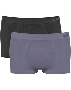 Брюки Retro "мужские GO Smooth Hipster C2P" (2 шт. в упаковке), бесшовные, цвет Black Combination Sloggi