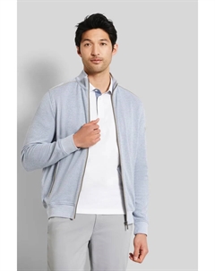 Толстовка с воротником стойкой, голубой Bugatti