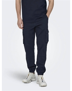 Брюки-карго "ONSCAM STAGE CARGO CUFF LIFE 6687 NOOS", цвет Dress Blues Only & sons